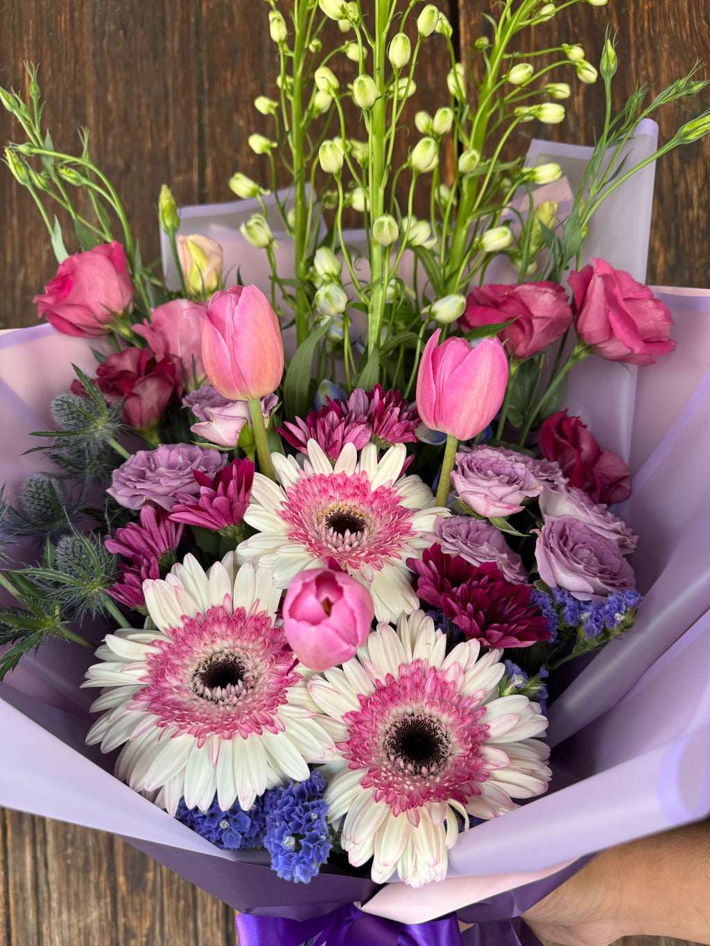 Bouquet Aura Púrpura