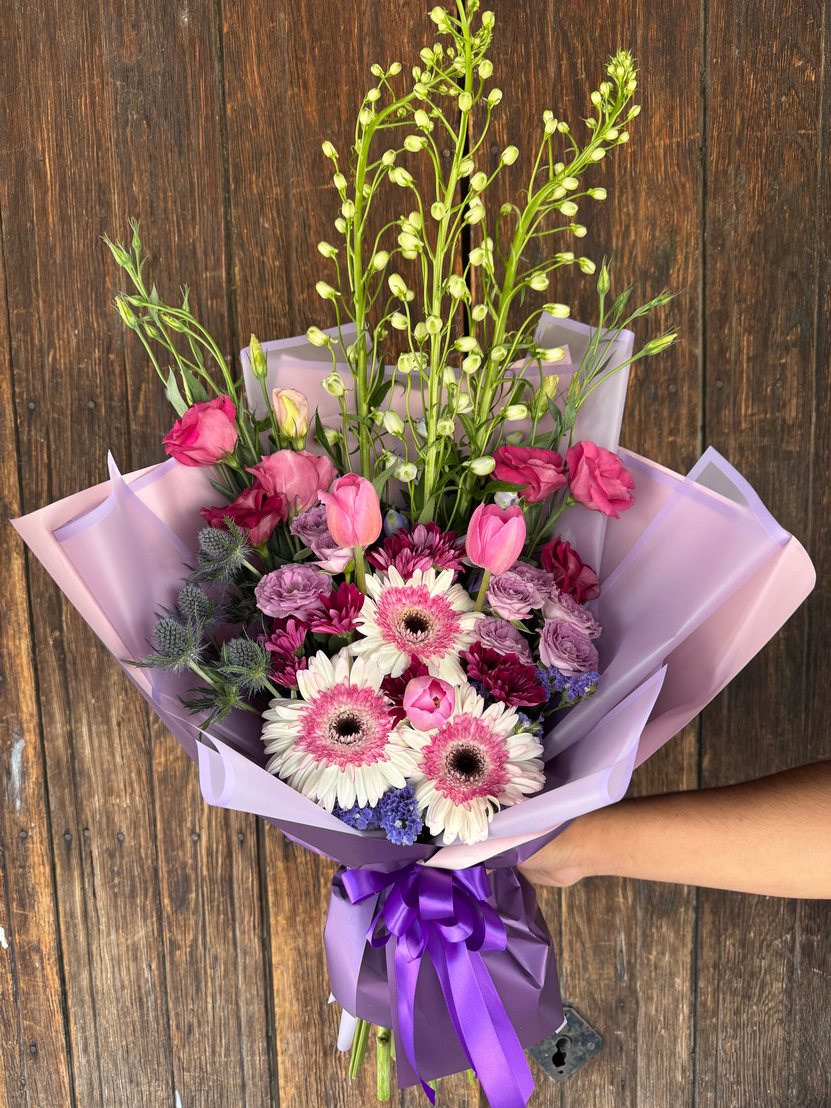 Bouquet Aura Púrpura