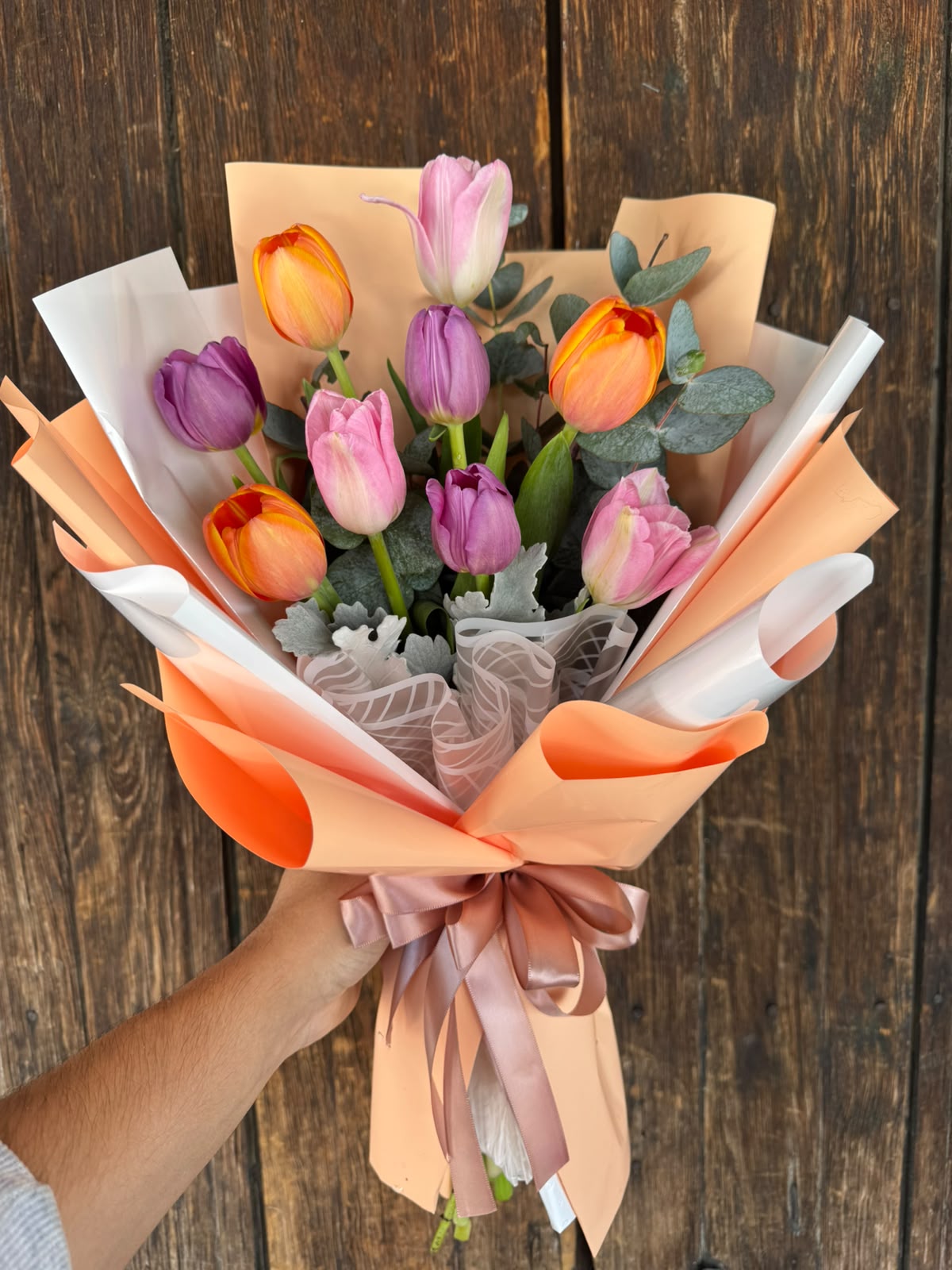 Bouquet 10 tulipanes