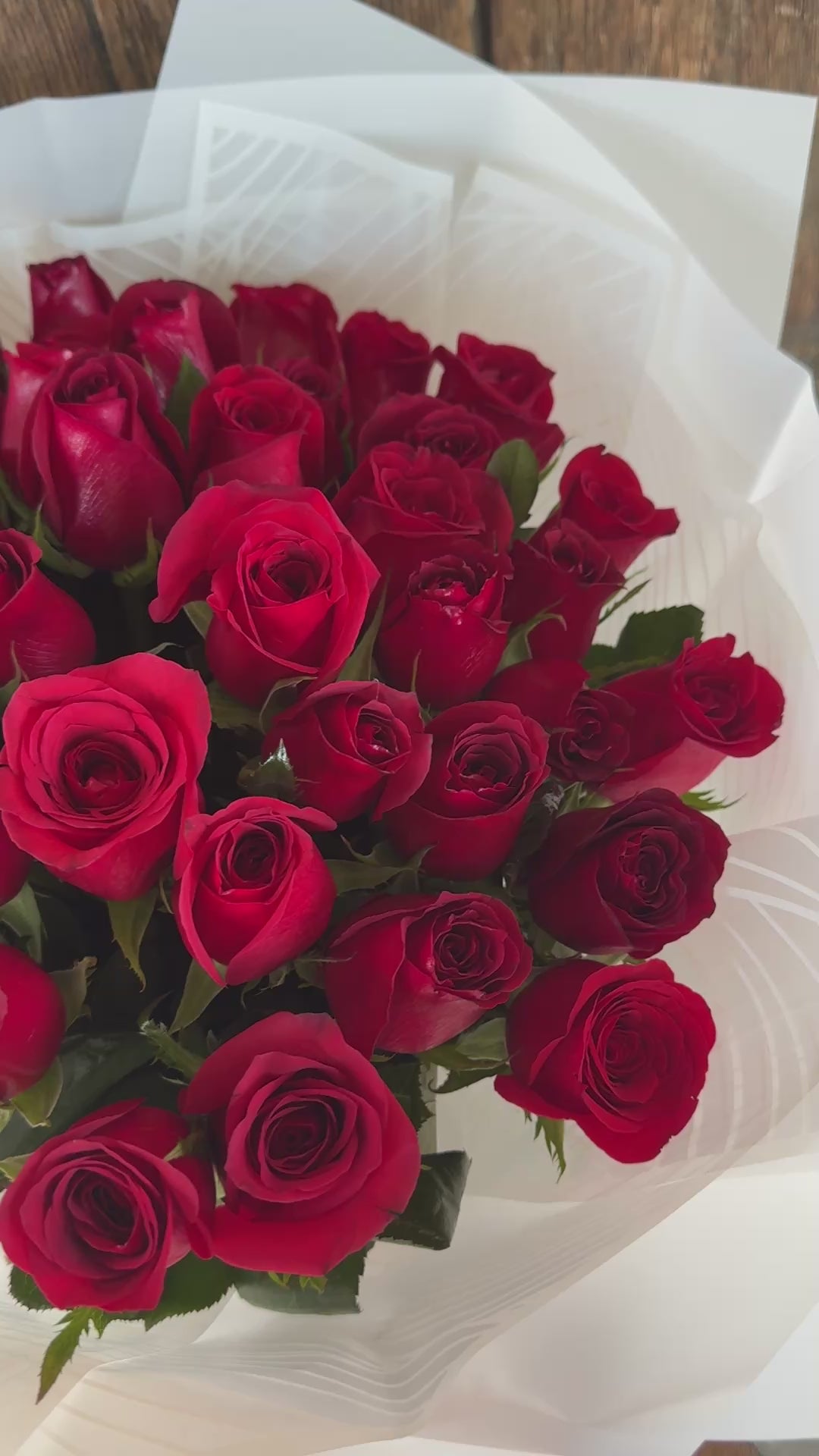 Bouquet 50 rosas rojas